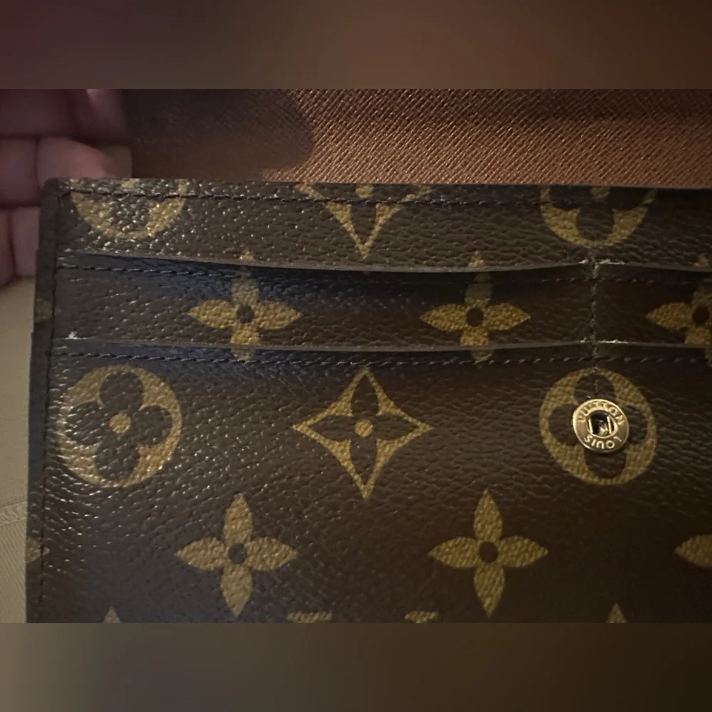 Louis Vuitton Porte Monnaie Monogram Pochette Credit Long Wallet